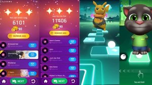 Squid game -Black pink -Pikachu -Taking Tom -Dancing road Vs Tiles hop #HEXAMUSICGAMER