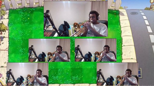 Plants Vs Zombies Loonboon Trombone Cover смотреть онлайн