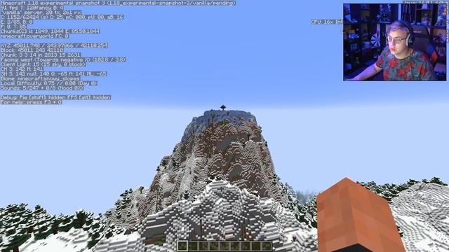 ПОТРЯСАЮЩИЕ ГОРЫ В МАЙНКРАФТ 1.18 / Экспериментальный снапшот №3 смотреть онлайн