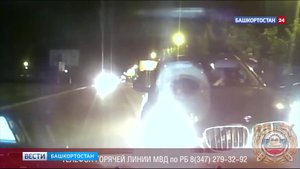 Силовое задержание сотрудниками ГИБДД пьяного дебошира в Башкирии попало на видео