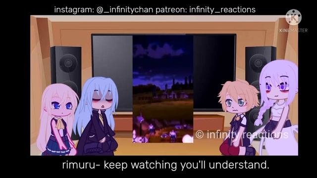 Some Isekai Protagonists React To Rimuru Tempest || Tensura || Infinity Reactions