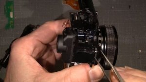 Repair ON OFF assembly in Fujifilm X10