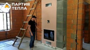 Установка камина ASTOV и дымохода Schiedel в Прибытково, Ленинградской области.