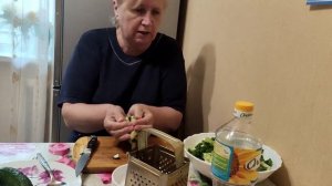 Зеленый салат с брынзой#vitaminsalad