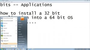 Install Enable 32 bit software application on 64 bit OS - Run 32bit program on 64bit windows 7/8/10
