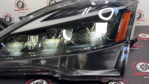 Фары Lexus IS 250 2005 - 2012 стиль 2020+, черные
