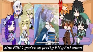 genshin impact react to F!(y/n) as fu hua || no part 2! || my AU || request || male MC