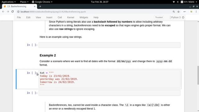 RegEx in  Python (Part-13) | Backreferencing