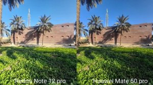 Xiaomi Redmi Note 12 pro VS Huawei Mate 50 pro camera test Comparison