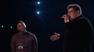 Usher and Jordan Smith performs Without You on The Voice 2015