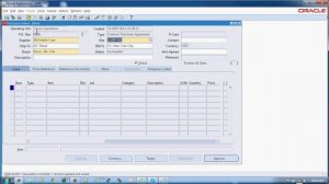 How to Create Contract Purchase agreement in Oracle R12 apps