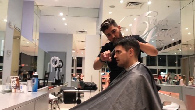 Я с Мамой отвела Папу на стрижку смотреть онлайн
