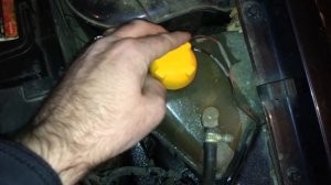 Одна из причин холодной печки Лада Калина зимой (Пробка)