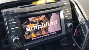 Mazda CX-5 rear view camera video input feed