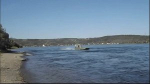 Аэролодка Пиранья-6 с большой грузовой площадкой. Испытания