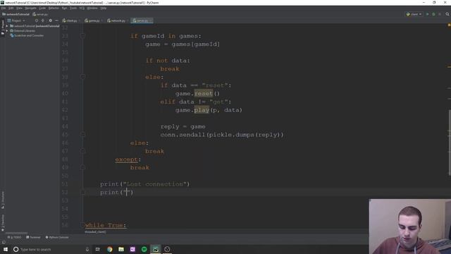 Python Online Game Tutorial #7 - Online Rock Paper Scissors p.2 смотреть онлайн
