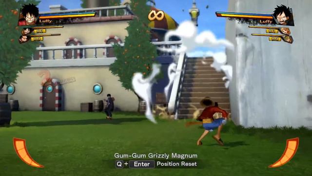 One Piece: Burning Blood - Luffy (All Special Moves & Ultimate)
