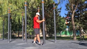 Пример растяжки мышц голени