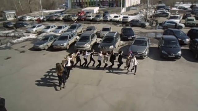 флешмоб на юбилей компании