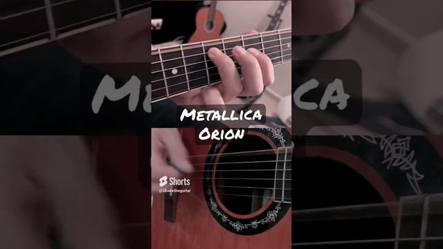 Metallica - Orion acoustic guitar cover