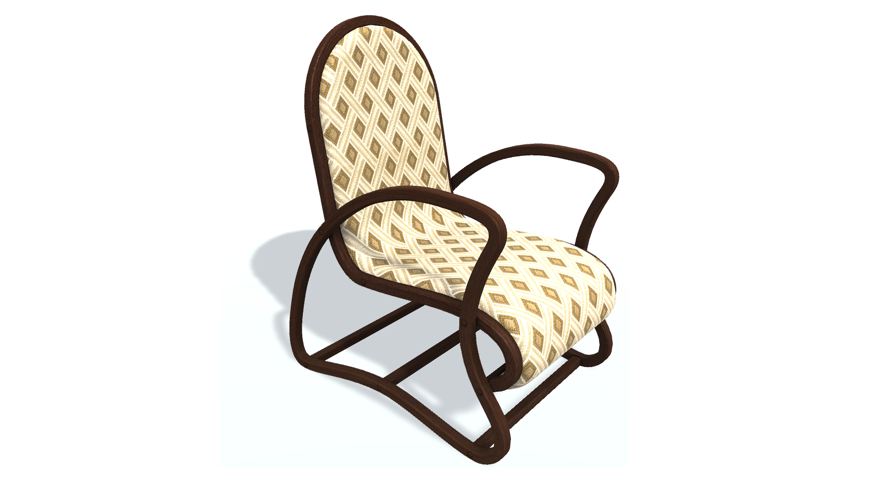 3D model. Chair B. Кресло.