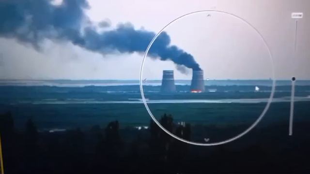После прилета горит атомная электростанция в Запорожской области.