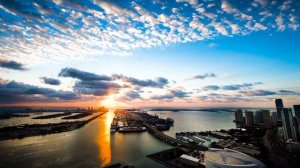 Port Miami Sunrise Photo Animation