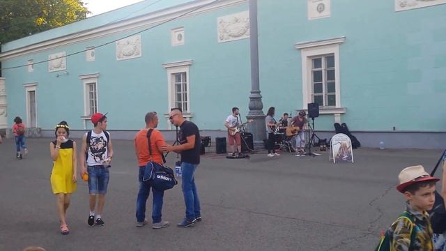 Кукушка на ВВЦ 26 06 2016 Бродячие артисты Цой