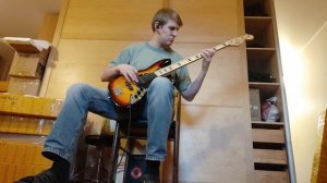 Обзор звука китайской реплики Fender JazzBass 4 струны санбёрст