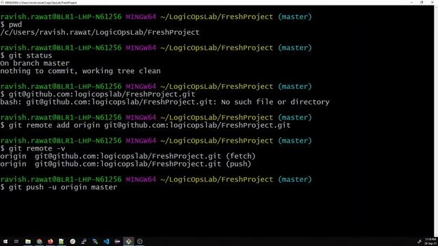 14 | Local Git Repository ko GitHub me Kaise Push Kare | Git Pull | Git Crash Course in Hindi