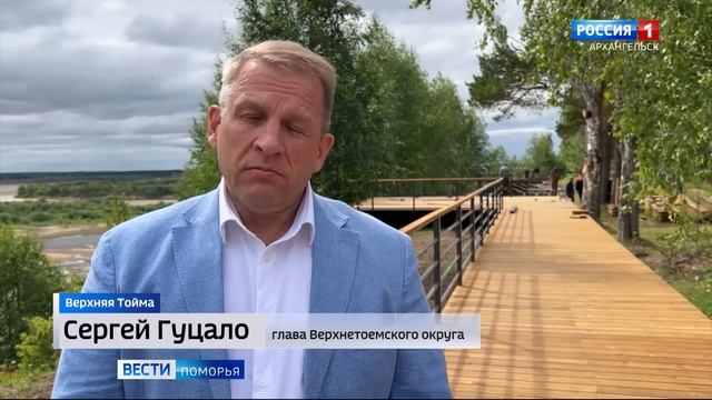 Строительство современной набережной продолжается в Верхней Тойме