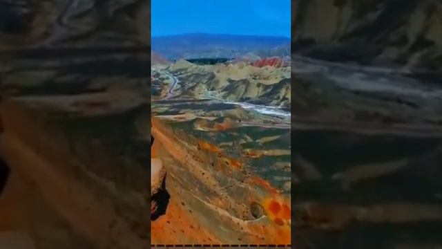 The Rainbow Mountains at Zhangye Danxia Landform Geological Park, CHINA