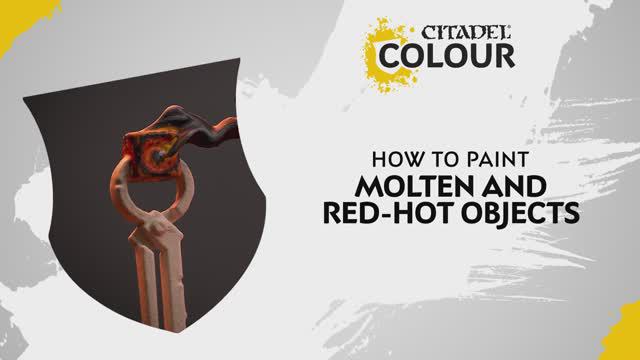 Warhammer 40000 - How to paint - Molten and Red-hot Objects _ Intermediate _ Warhammer