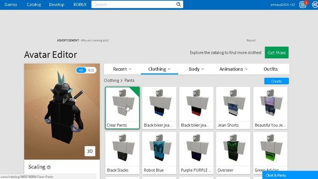 How to make your roblox avatar not wear default clothes! смотреть онлайн