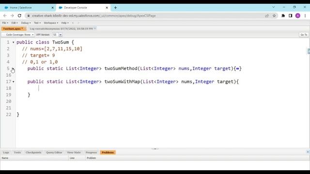 Two Sum in Apex | Learn Apex Programming смотреть онлайн