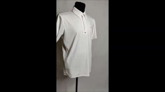 Мужская рубашка-поло для выступлений в конном спорте Mischa (белая ) смотреть онлайн