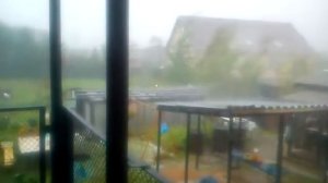 Град в Приобье 08.08.2014. Hail in Priobye (Russia)