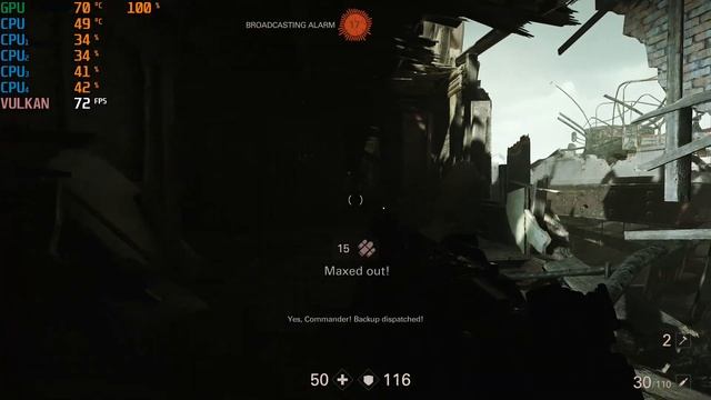 Wolfenstein II The New Colossus i3 8350K l RX480 смотреть онлайн