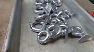 Груз кольцо. Изготовление рыболовных грузил.