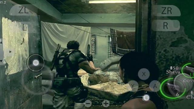 Resident Evil 5 Yuzu (NCE) android 176 Letest Update Game Test Poco F5 Fix 30Fps