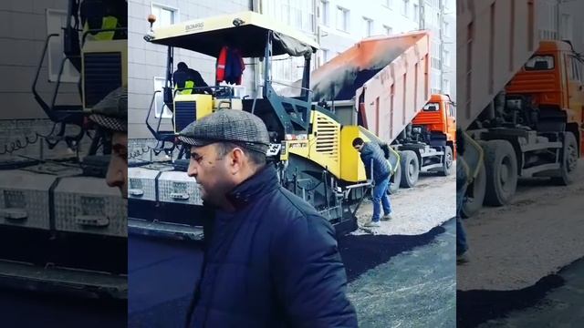 г.Туймазы. 2019г укладка асфальта многоэтажный жилой дом на 90квартир смотреть онлайн