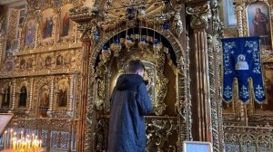 Молебен перед чудотворной иконой Божией Матери  Грузинская