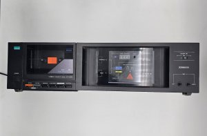 Винтажный стереомагнитофон Sansui D-69C с кассетной декой Dolby NR-Япония-1984-1986-год