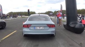 AUDI RS7 vs LAMBORGHINI AVENTADOR - SOUND BATTLE!