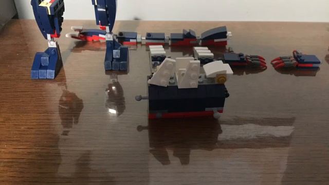 Lego alternative build  two 31088 deep sea creatures space godzilla смотреть онлайн