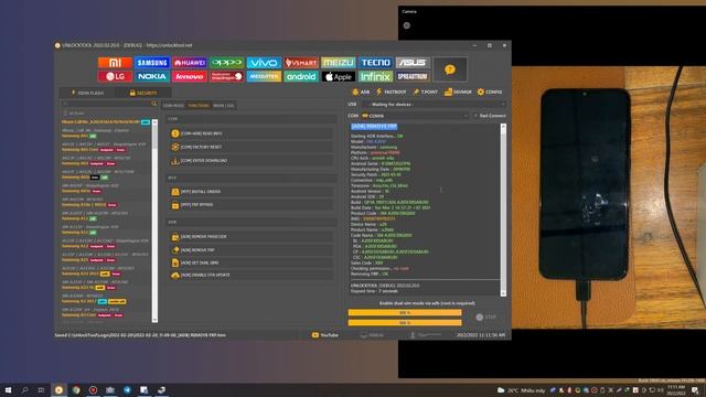 Bypass Samsung Frp 2022 Android 11, 12 No Need Backup or Restore Data By unlockTool 20.02.2022 смотреть онлайн