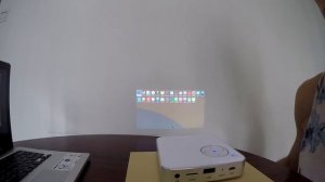 обзор мини проектора. Mini projector China.