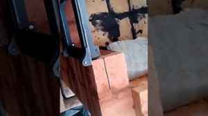 вариант установки топочной дверцы