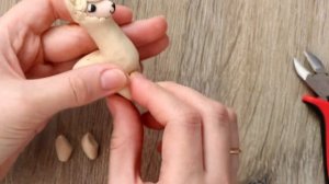 Как слепить альпака из полимерной глины! Мини животные своими руками на канале Анна Оськина!