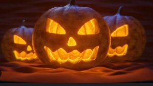 Хеллоуинский фон с тыквам 30 минут\ Halloween background with pumpkins 30 minutes